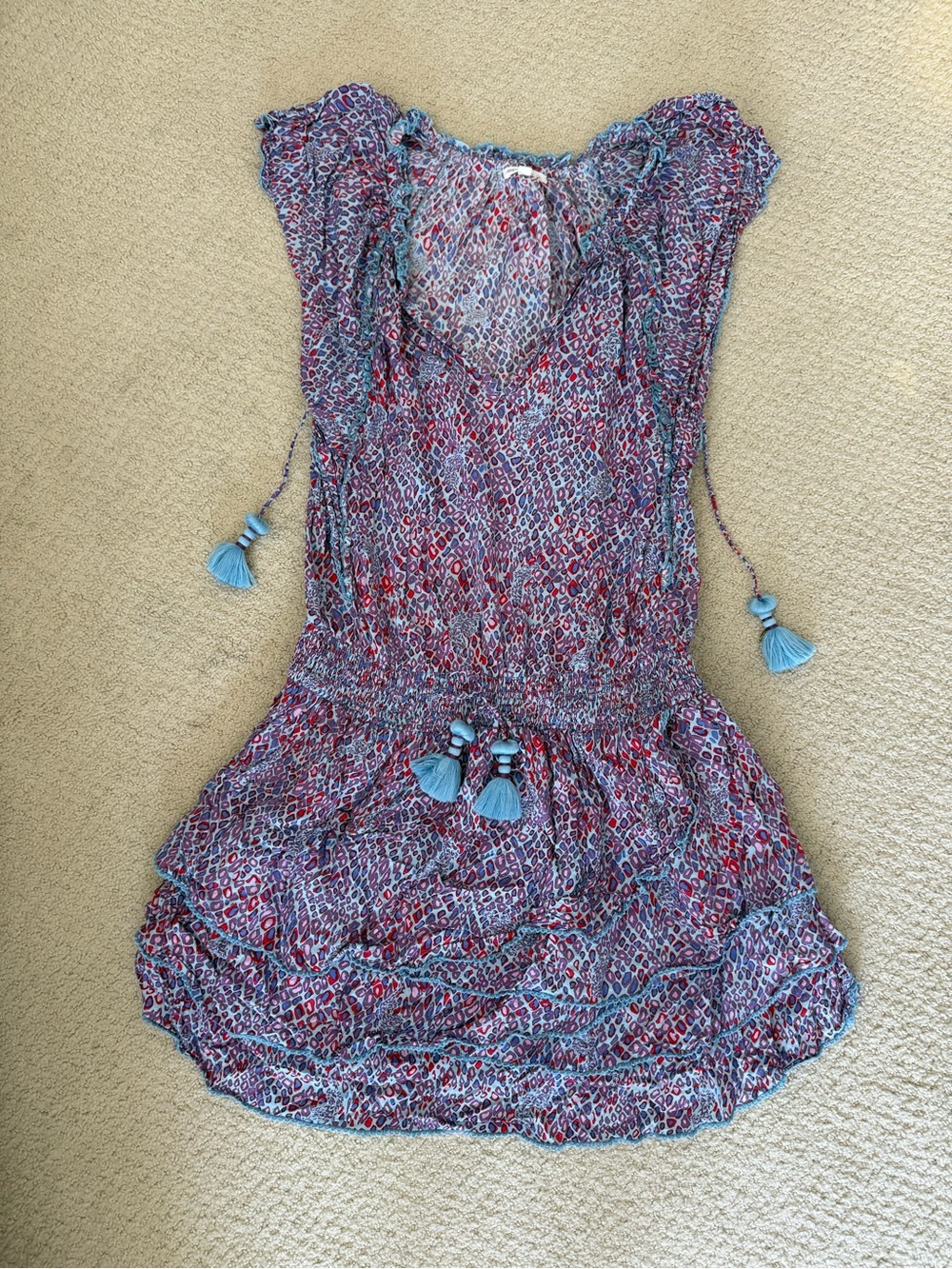 Poupette St Barths Elsa Layered
Mini Dress